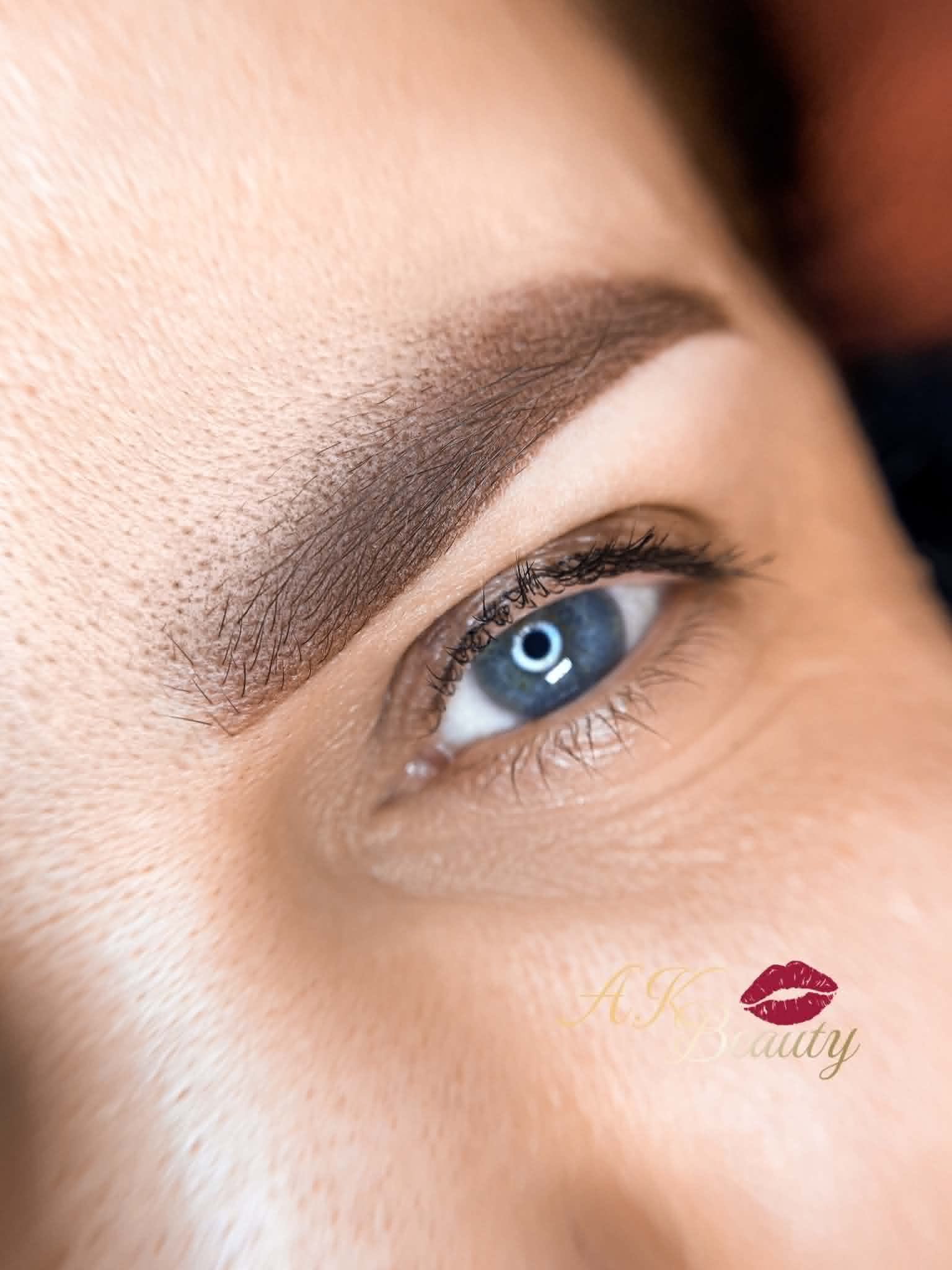 Permanent make up bryn-resultat rekonvalesens